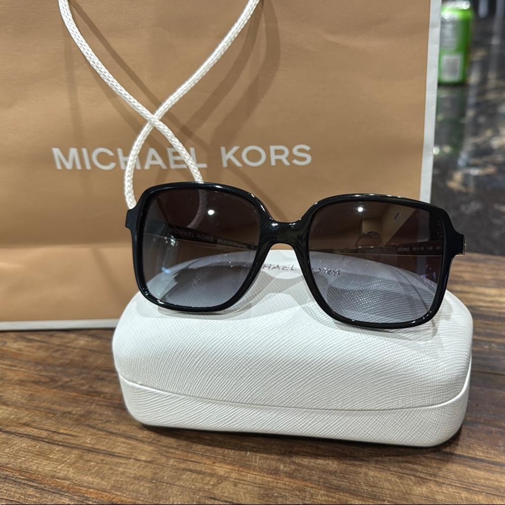 Michael Kors Black Oversized Sunglasses